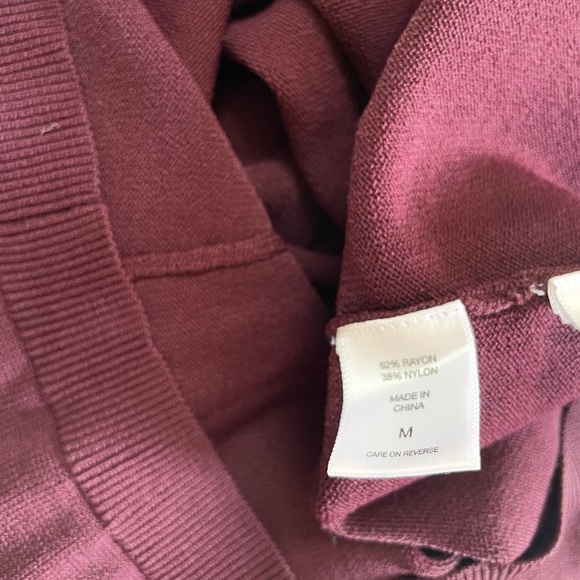 7th Avenue Design Studio Maroon Sweater - Picture 10 of 10